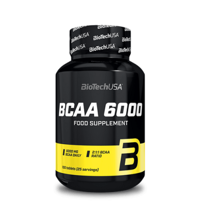 BCAA 6000 100 Tabletas - Biotech Usa