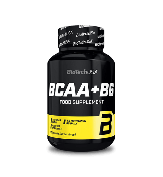 BCAA+B6 100 Tabletas - Biotech Usa