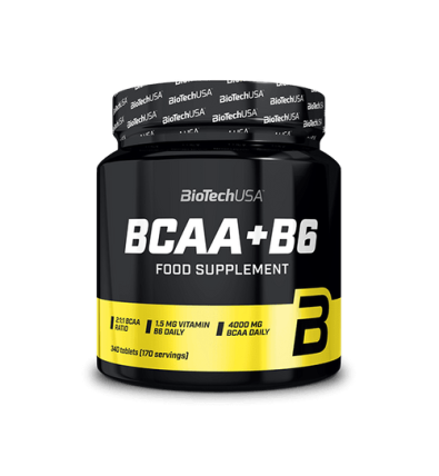 BCAA y B6 340 Tabletas - Biotech Usa