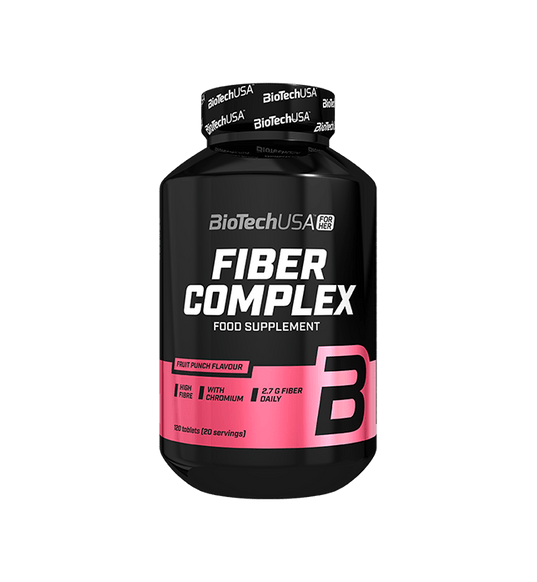 Fiber Complex 120 Tabletas Masticable - Biotech Usa