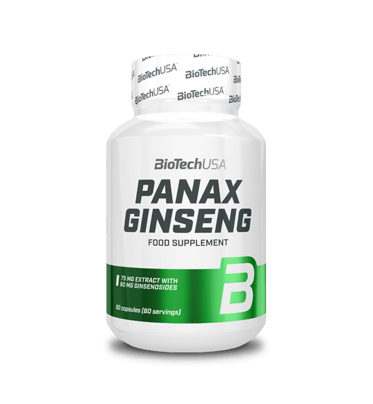 Panax Ginseng 60 Cápsulas - Biotech Usa
