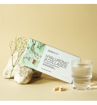 Hyaluronic and Collagen 120 Cápsula - Biotech Usa