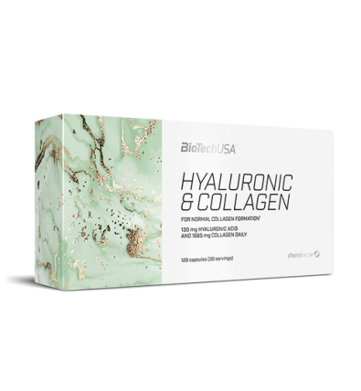 Hyaluronic and Collagen 120 Cápsula - Biotech Usa