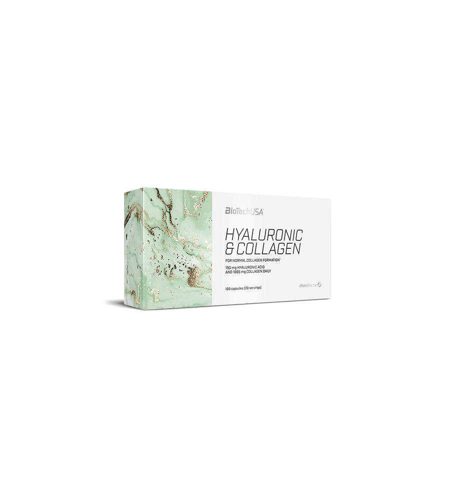 Hyaluronic and Collagen 120 Cápsula - Biotech Usa Hyaluronic and Collagen 120 Cápsula - Biotech Usa