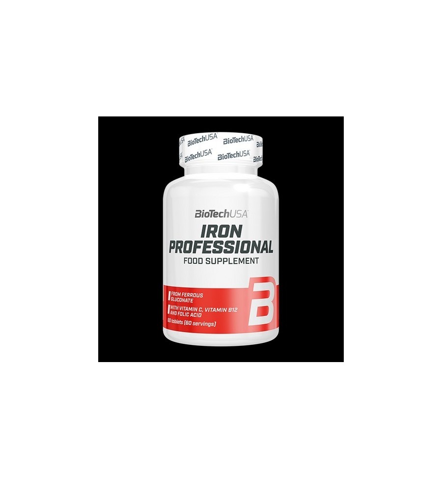 Iron Professional 60 Comprimidos - Biotech Usa Iron Professional 60 Comprimidos - Biotech Usa