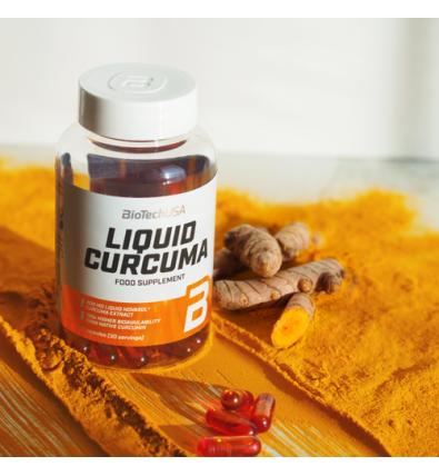 Liquid Curcuma 30 Cápsulas - Biotech Usa