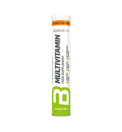 Pastilla Efervescente de Multivitaminas 20 Pastillas - Biotech Usa