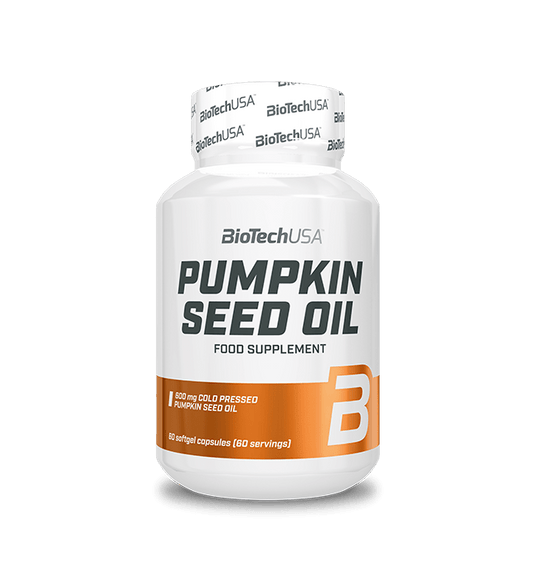 Pumpkin Seed Oil 60 Cápsulas - Biotech Usa