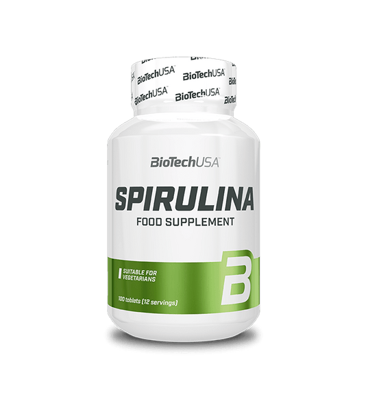 Spirulina 100 Tabletas - Biotech Usa