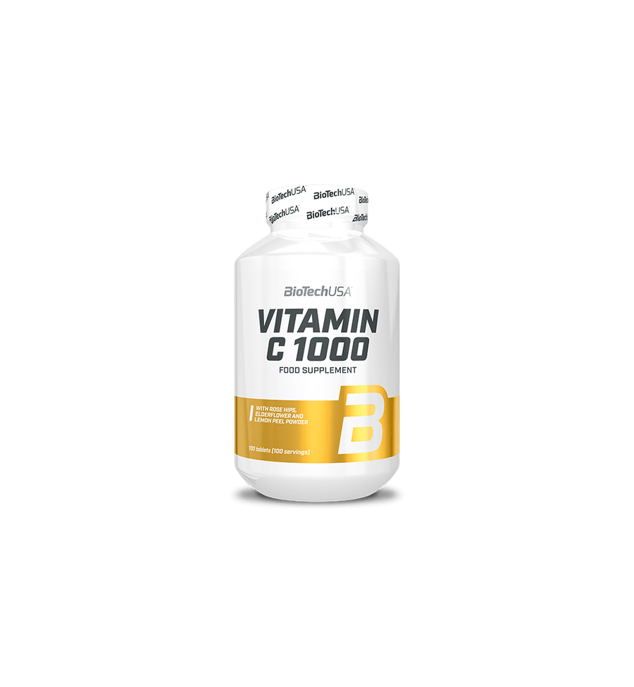Vitamin C 1000 100 Tabletas - Biotech Usa Vitamin C 1000 100 Tabletas - Biotech Usa