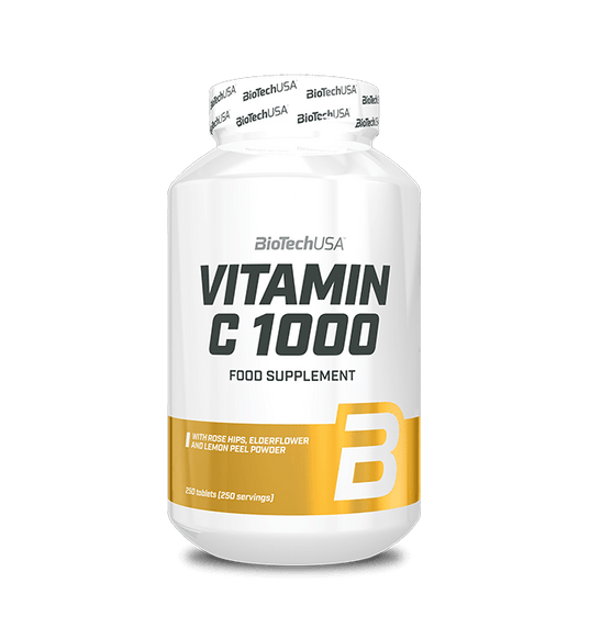 Vitamin C 1000 250 Tabletas - Biotech Usa