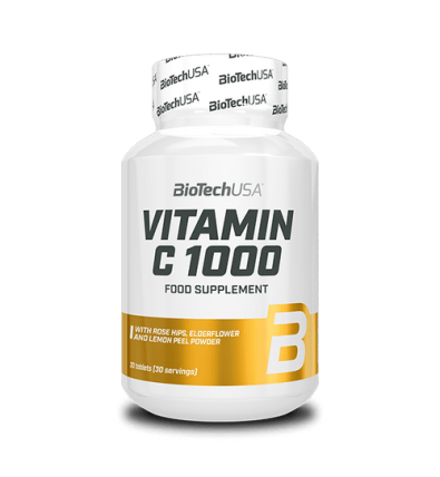 Vitamin C 1000 30 Tabletas - Biotech Usa