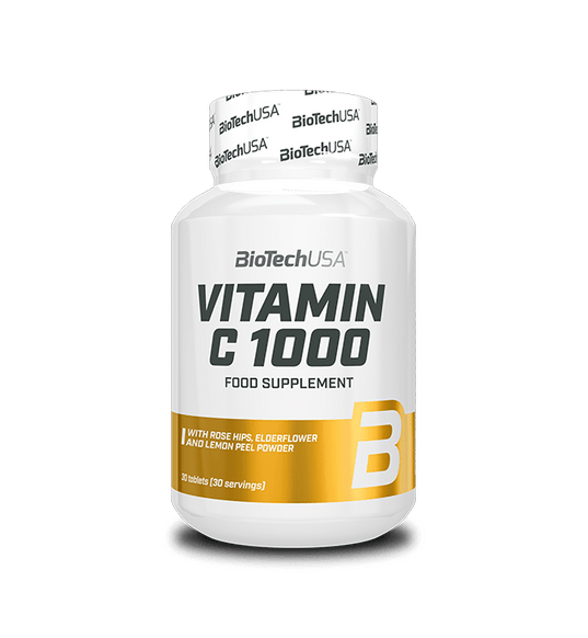 Vitamin C 1000 30 Tabletas - Biotech Usa
