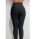 Negra Bolsillo Malla Deportiva Talle Alto M - Sasha Active Wear Negra Bolsillo Malla Deportiva Talle Alto M - Sasha Active Wear