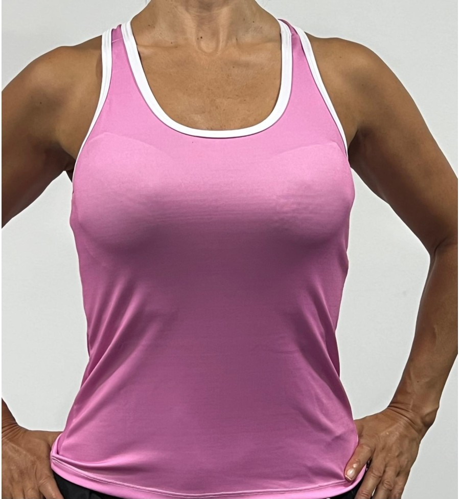 Rosa Camiseta Nadadora - Sasha Active Wear Rosa Camiseta Nadadora - Sasha Active Wear