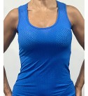 Azul Camiseta Agujeros - Sasha Active Wear Azul Camiseta Agujeros - Sasha Active Wear