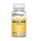 Folic Acid 800 mcg 100 Cápsulas - Solaray Folic Acid 800 mcg 100 Cápsulas - Solaray