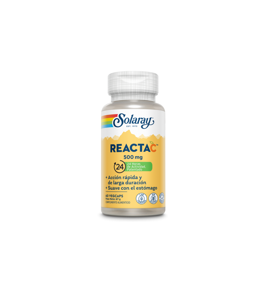 Reacta C™ 500mg 60 VegCaps - Solaray Reacta C™ 500mg 60 VegCaps - Solaray