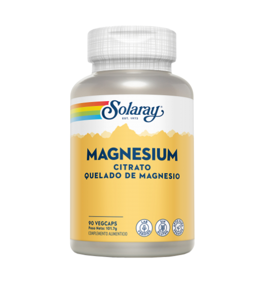 Magnesium Citrate 90 VegCaps - Solaray