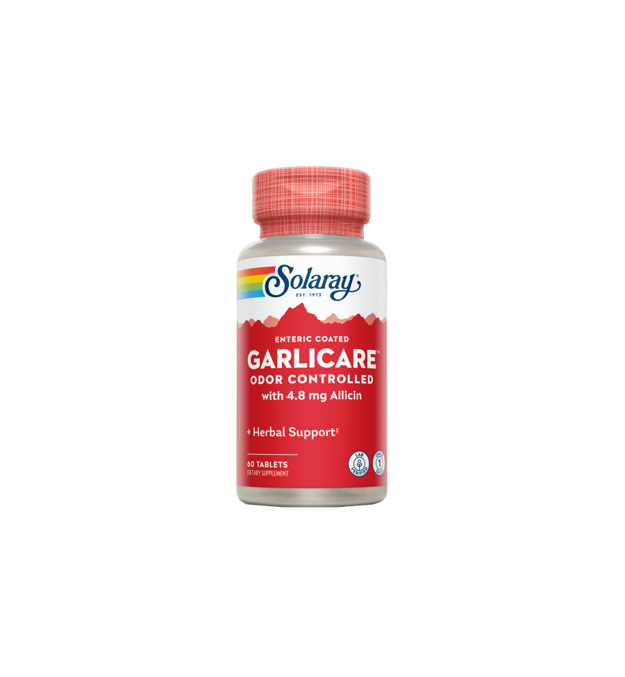 Garlicare™ 60 Comprimidos - Solaray Garlicare™ 60 Comprimidos - Solaray
