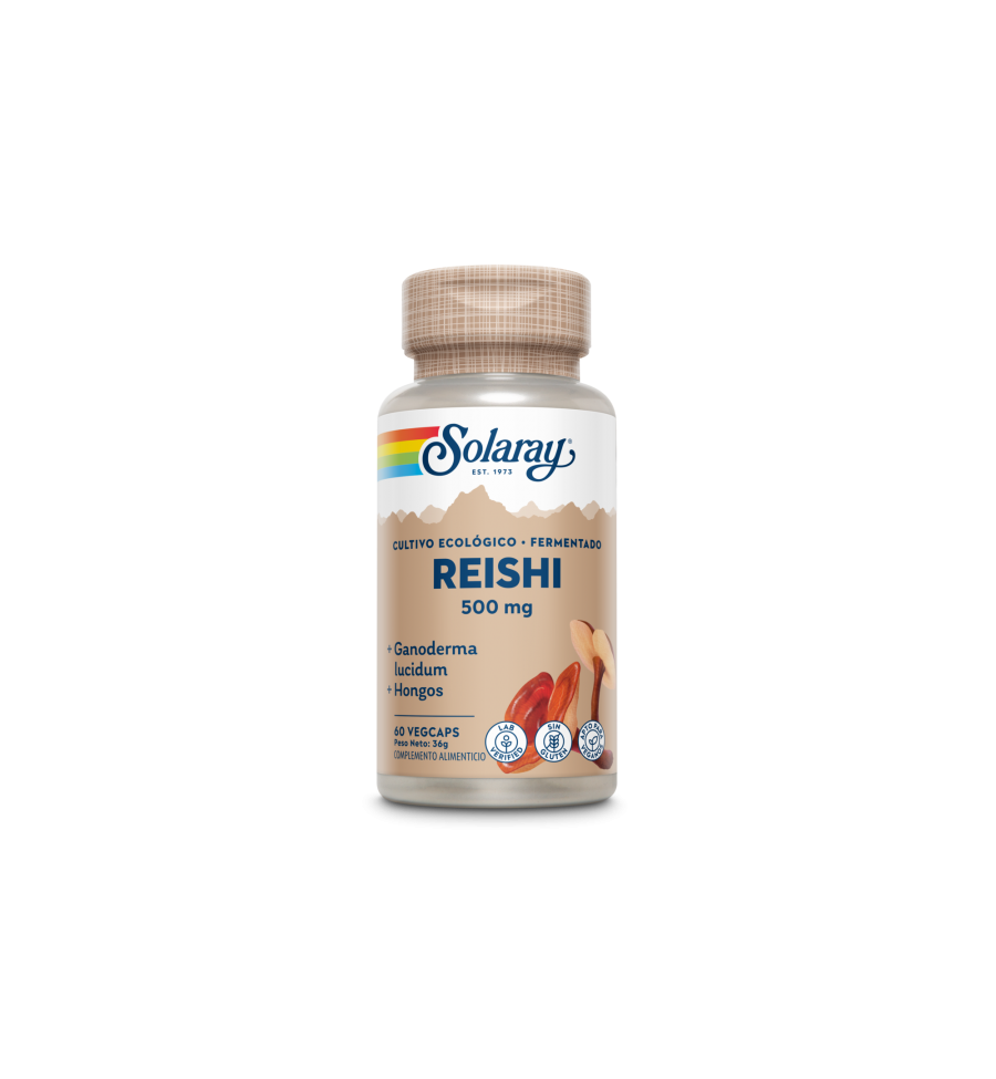 Reishi 500mg 60 VegCaps - Solaray Reishi 500mg 60 VegCaps - Solaray