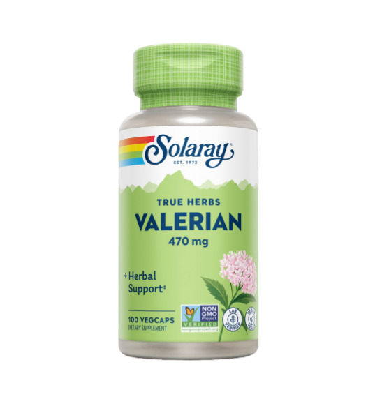 Valerian Root 470mg 100 VegCaps - Solaray