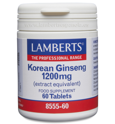Ginseng Coreano 60 Tabletas - Lamberts