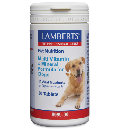Multivitaminas y Minerales para perros 90 Tabletas - Lamberts