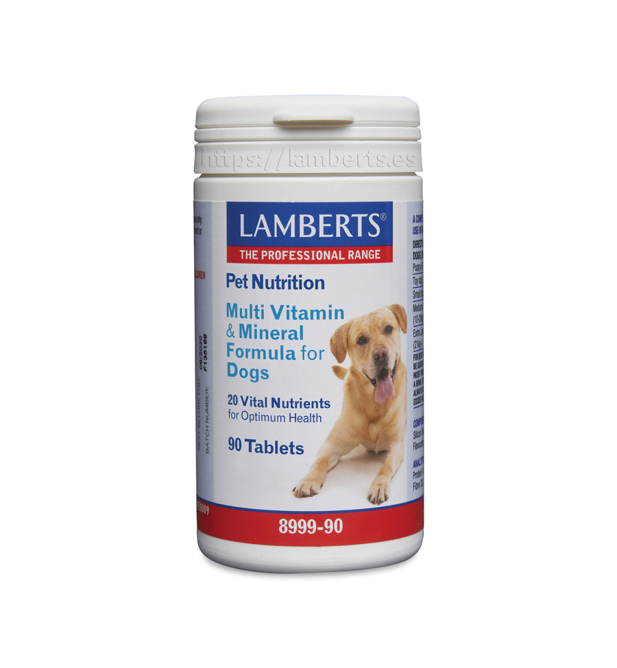 Multivitaminas y Minerales para perros 90 Tabletas - Lamberts Multivitaminas y Minerales para perros 90 Tabletas - Lamberts