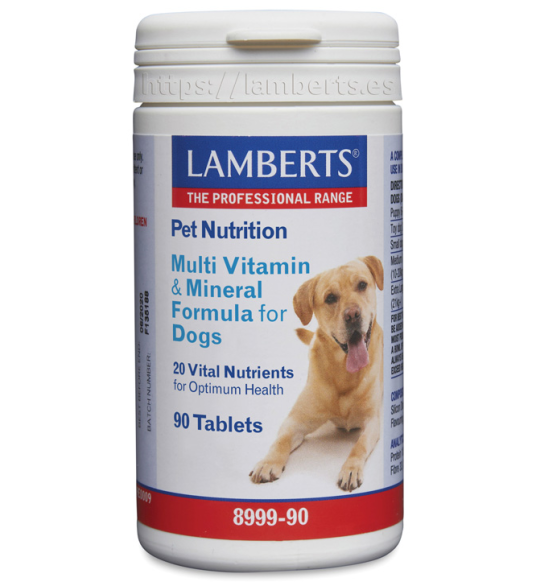 Multivitaminas y Minerales para perros 90 Tabletas - Lamberts