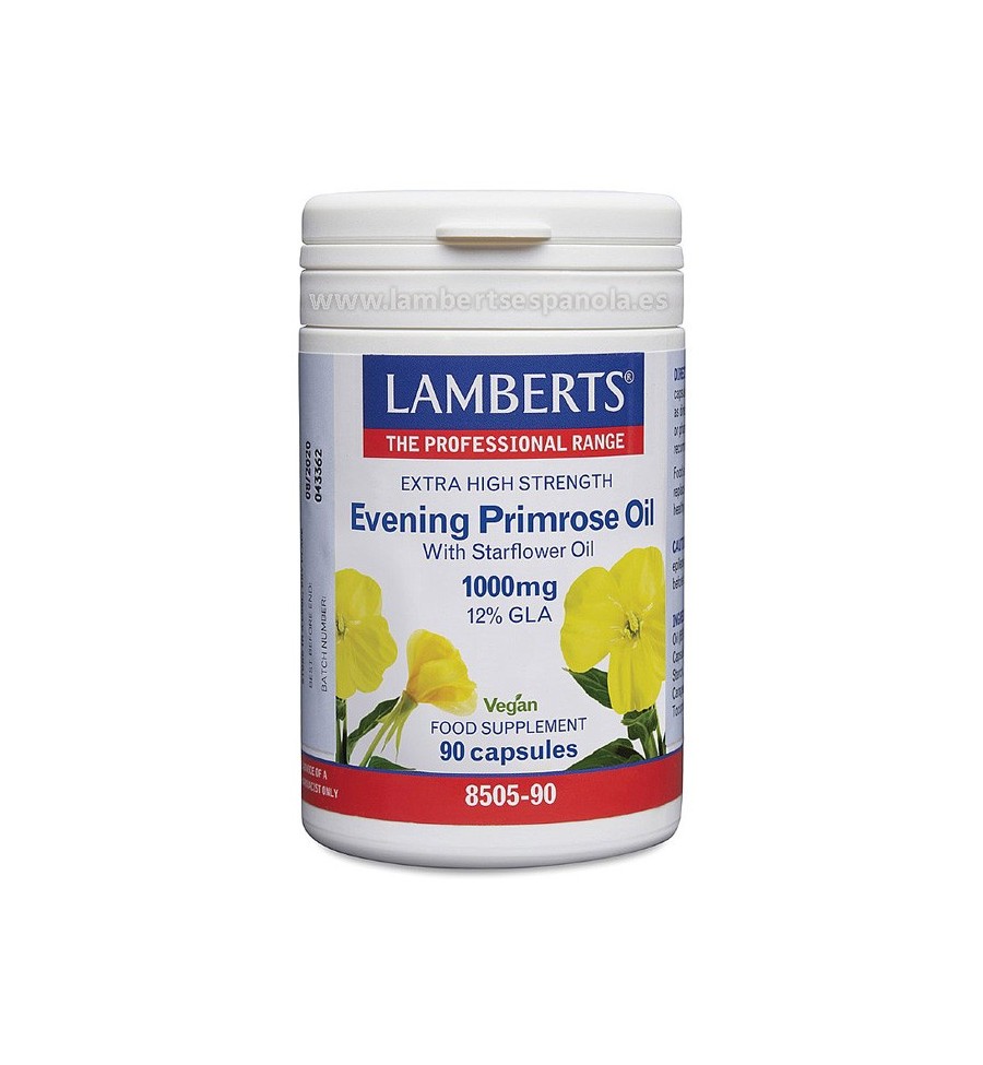 Aceite de Prímula 90 Cápsulas - Lamberts Aceite de Prímula 90 Cápsulas - Lamberts