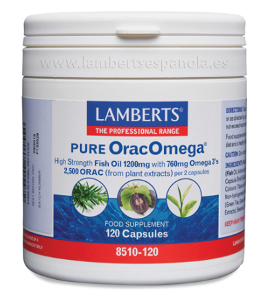 OracOmega 1200mg 120 Cápsulas - Lamberts
