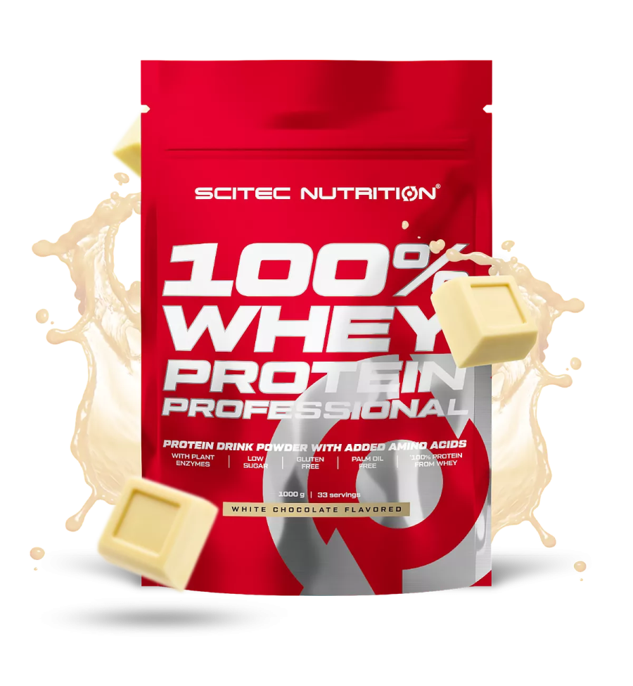 100% Whey Protein Professional 1kg - Scitec Nutrition 100% Whey Protein Professional 1kg - Scitec Nutrition