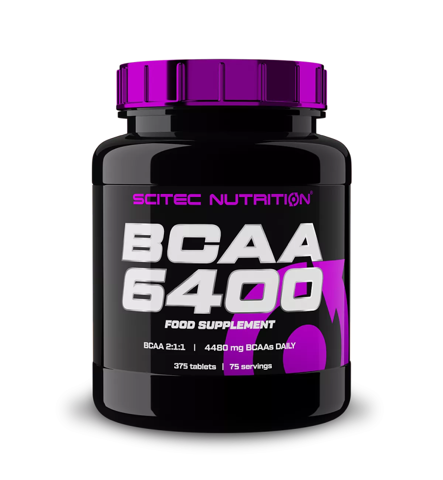 BCAA 6400 - 375 Tabletas - Scitec Nutrition BCAA 6400 - 375 Tabletas - Scitec Nutrition