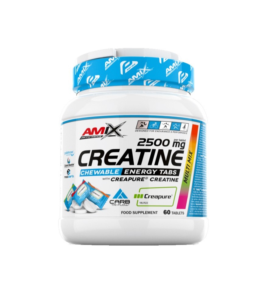 Creatina Creapure Performance 60 Tabletas Masticables - Amix Creatina Creapure Performance 60 Tabletas Masticables - Amix