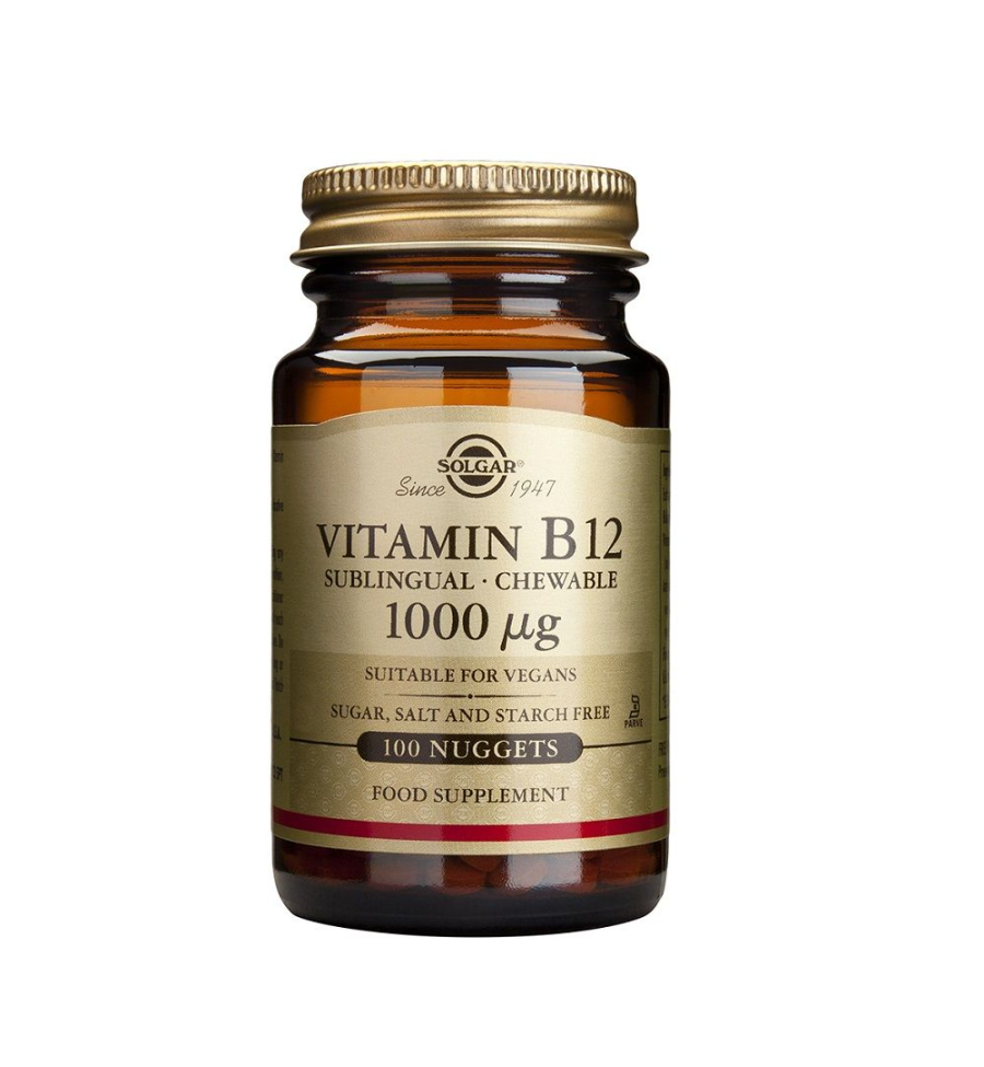 Vitamina B12 1000μg 100 Comprimidos - Solgar Vitamina B12 1000μg 100 Comprimidos - Solgar