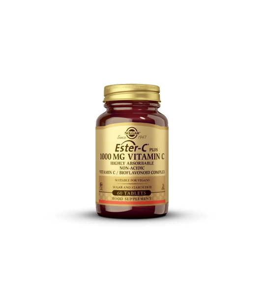 Ester C® PLUS 1000mg Vitamina C 60 Comprimidos - Solgar