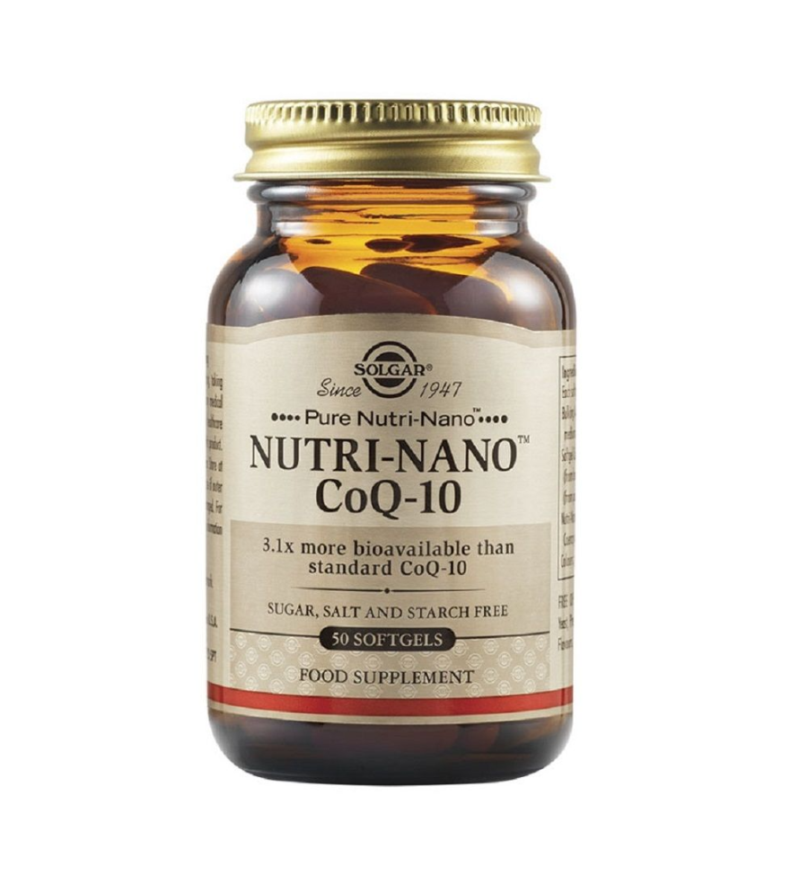 Nutri-Nano CoQ-10 50 Cápsulas Blandas - Solgar Nutri-Nano CoQ-10 50 Cápsulas Blandas - Solgar
