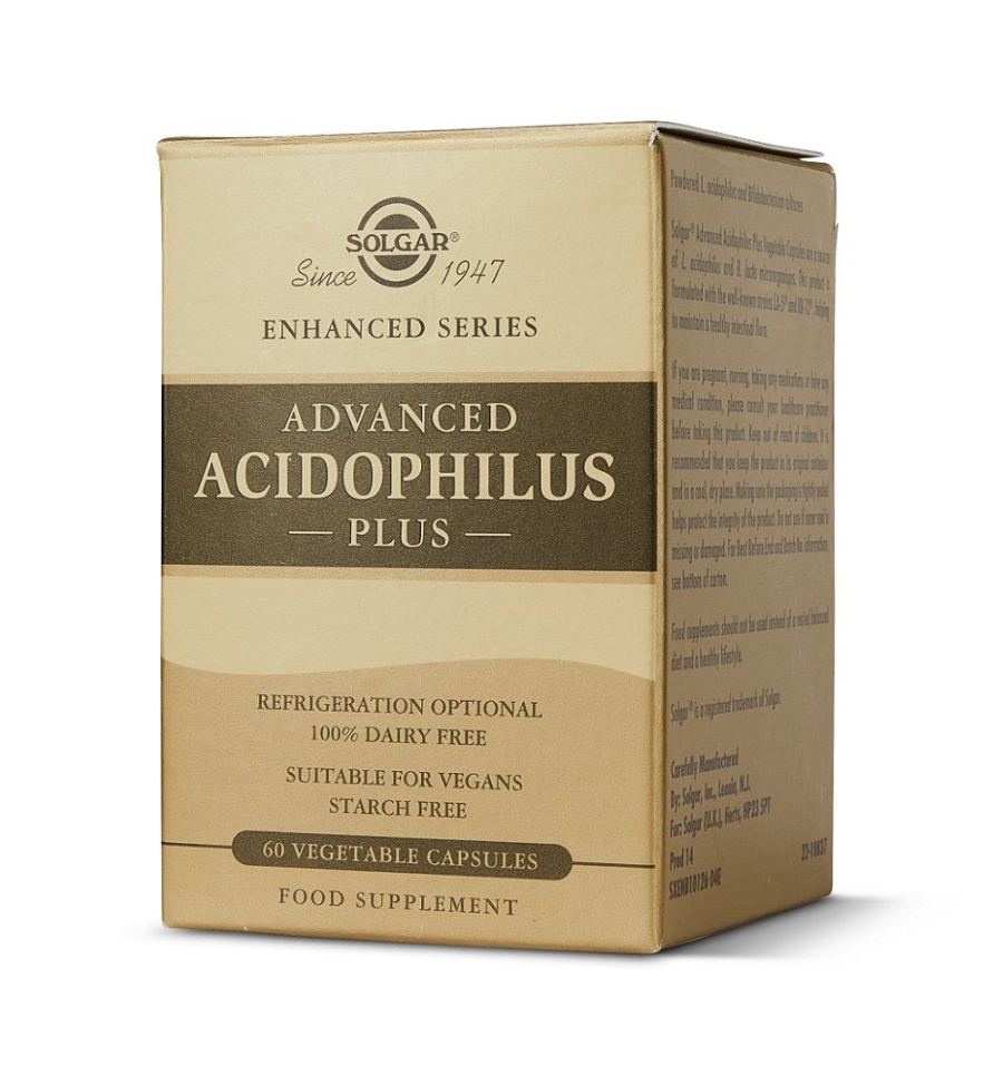 Advanced Acidophilus Plus 60 VegCaps - Solgar Advanced Acidophilus Plus 60 VegCaps - Solgar