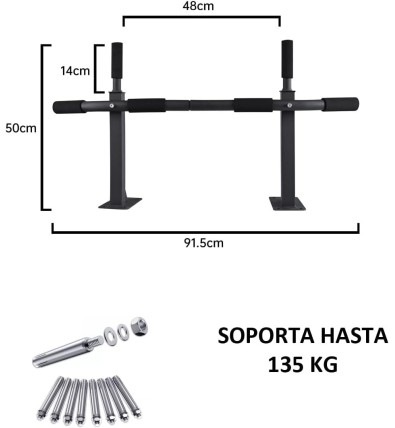 Barra de Dominadas para Pared