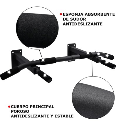 Barra de Dominadas para Pared