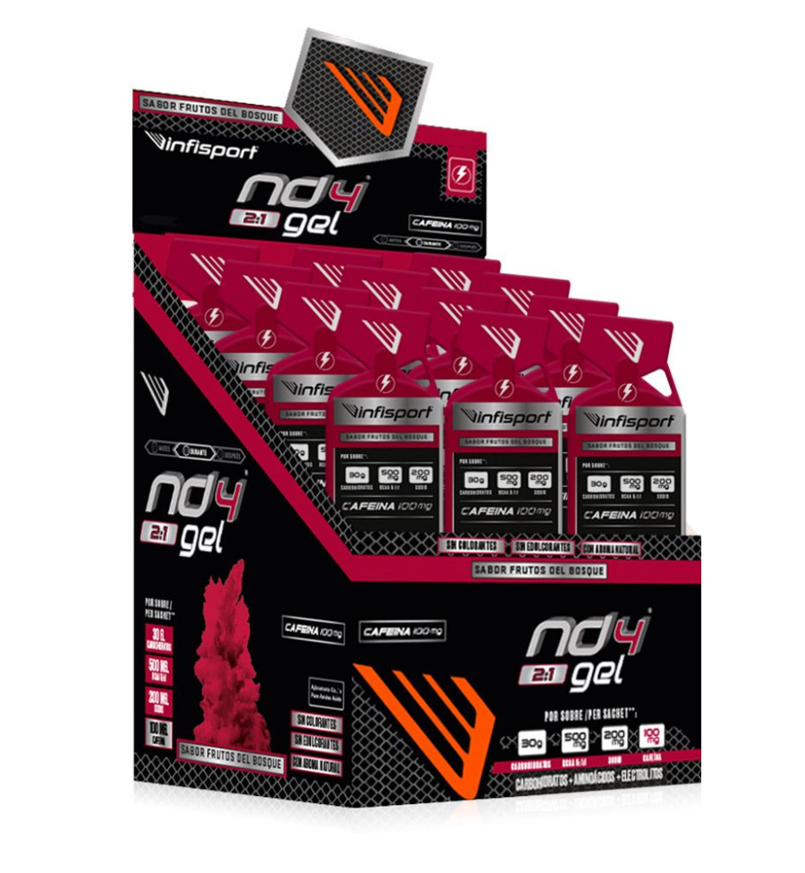 Caja Gel ND4 2:1 18x50gr - InfiSport Caja Gel ND4 2:1 18x50gr - InfiSport