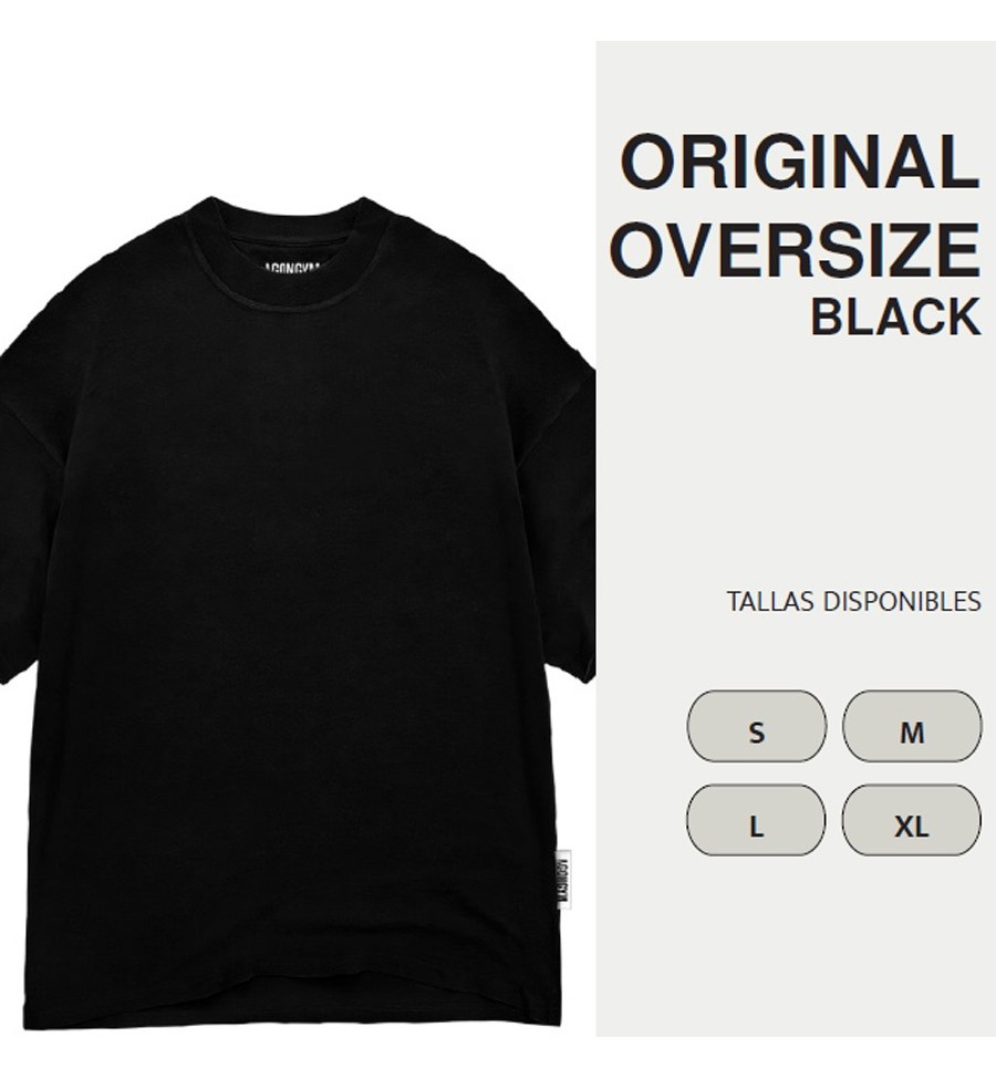 Original Oversize Black - AGON GYM Original Oversize Black - AGON GYM