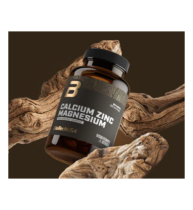 Calcium Zinc Magnesium 90 Tabletas - Biotech Usa