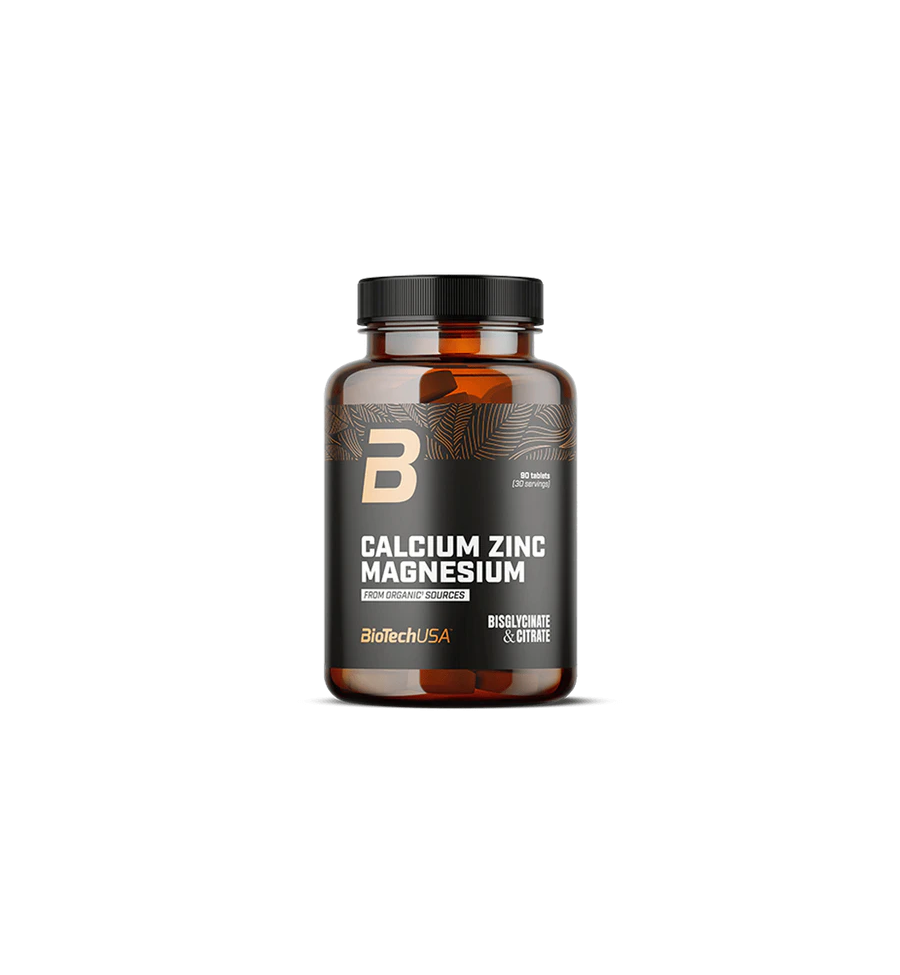 Calcium Zinc Magnesium 90 Tabletas - Biotech Usa Calcium Zinc Magnesium 90 Tabletas - Biotech Usa