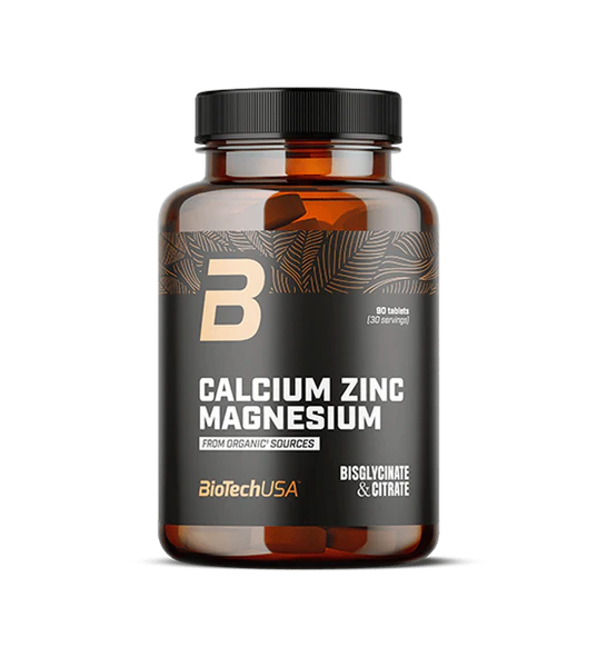 Calcium Zinc Magnesium 90 Tabletas - Biotech Usa