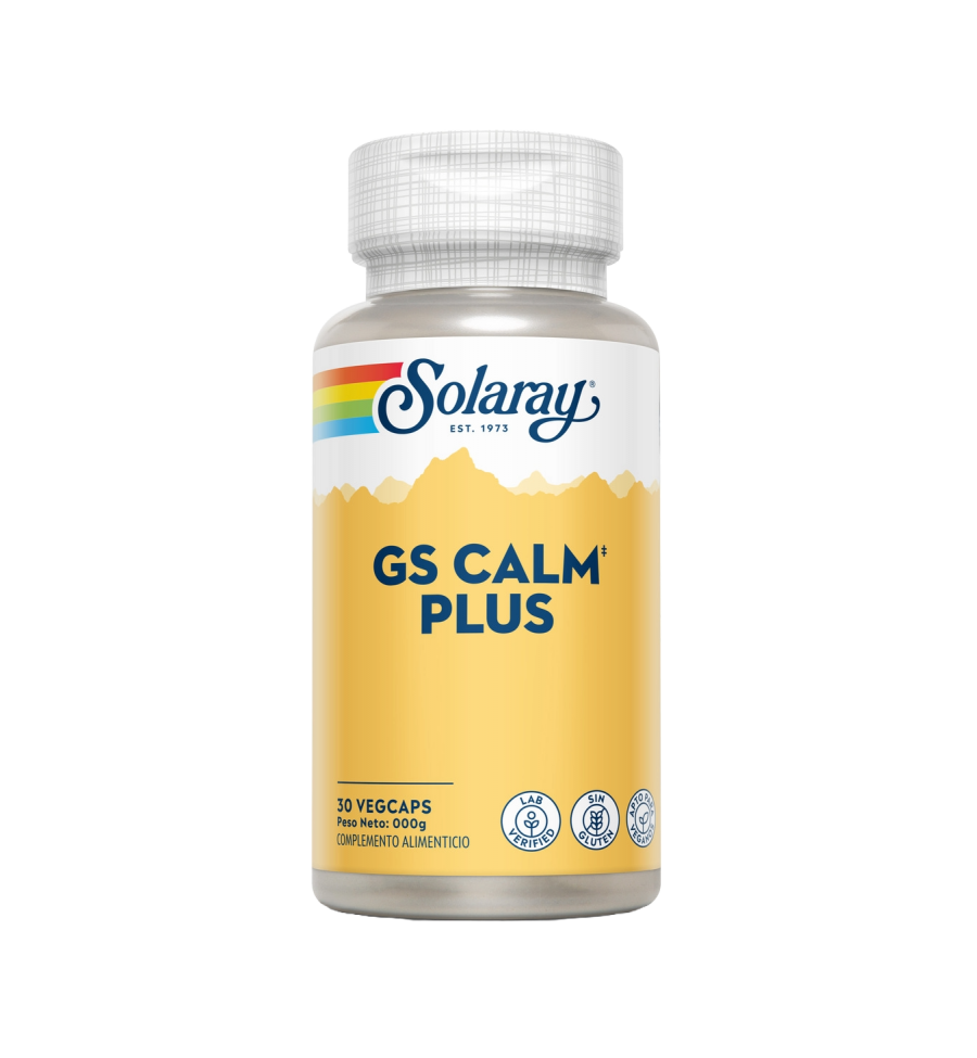 GS Calm Plus 30 Vegecaps - Solaray GS Calm Plus 30 Vegecaps - Solaray