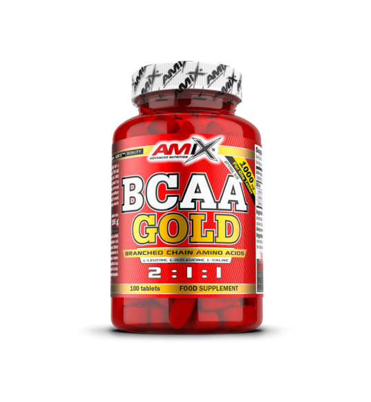 BCAA Gold 2:1:1 100 Tabletas - Amix