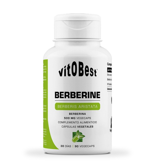 Berberine 90 Vegecaps - Vitobest