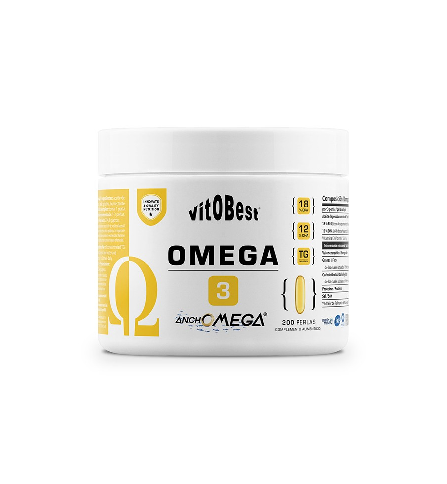 Omega 3 (AnchOmega®) 200 perlas - Vitobest Omega 3 (AnchOmega®) 200 perlas - Vitobest